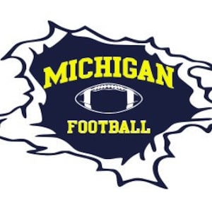 Michigan Football svg and png file