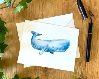 Sperm Whale Greeting Card
