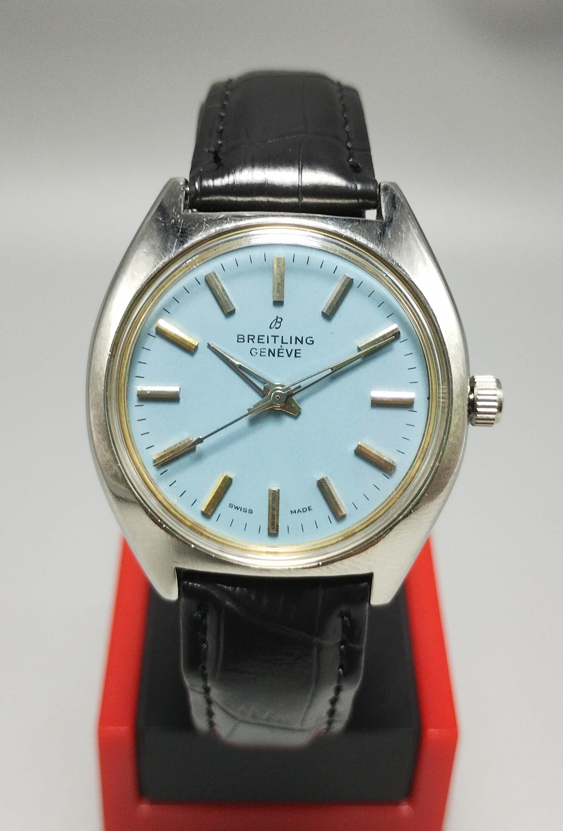 Rare vintage BREITLING GENEVE 17 jewels Swiss made manual winding men's watch.