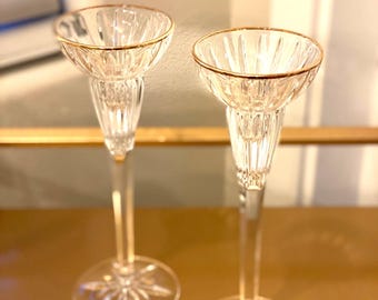 Mikasa Crystal Candlestick Holder