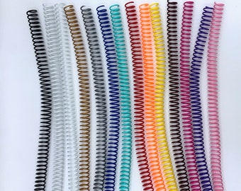 13mm Plastic Binder Coils- Multiple Colors