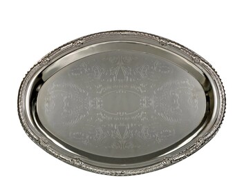 Oval and Rectangle Metal Rolling Trays