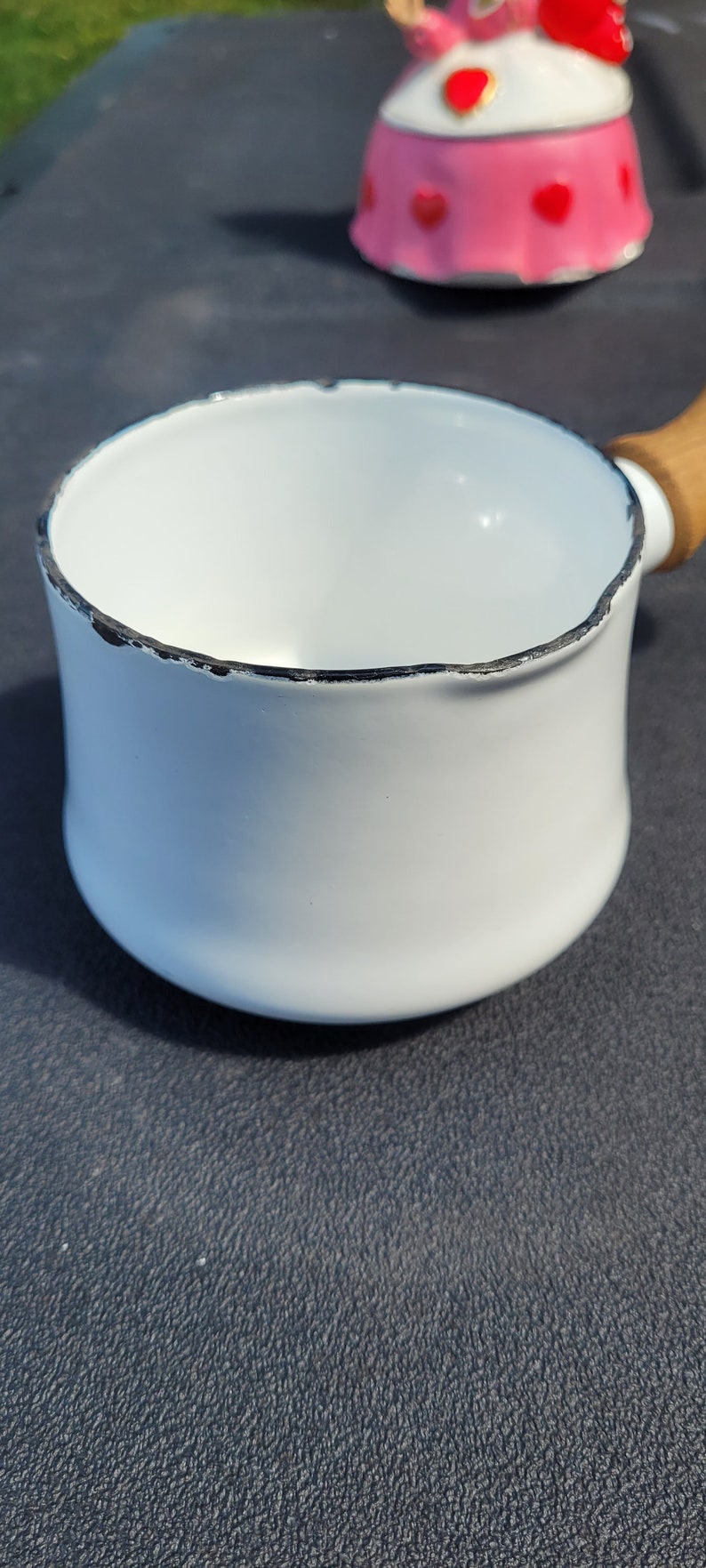 Dansk Kobenstyle JHQ Butter Warmer White Enamel Etsy