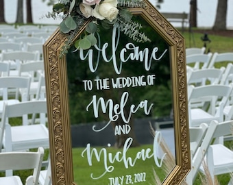 Fully Custom Mirror/Glass Sign