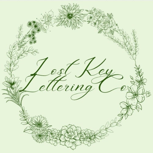 Last Key Lettering LostKeyLetteringCo - Etsy