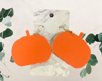 Faux Leather Earrings