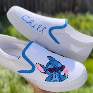 Stitch Women Hand Painted Shoes | Custom Shoes