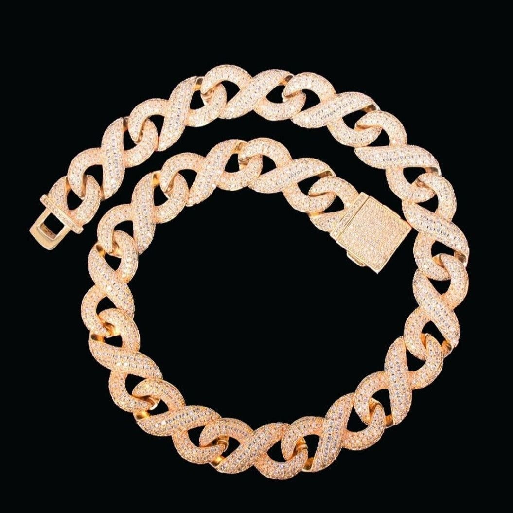 15mm Luxury Cuban Link Chain Stainless 