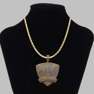 Luxury Real 18K Plated Iced Out Pendant Hip Hop Jewelry - Etsy