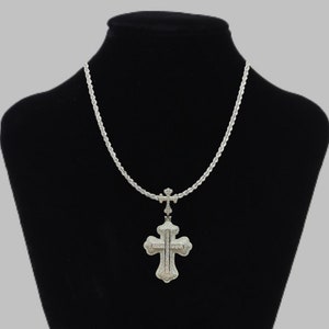 Hip Hop Double Cross Iced Out Pendant Mens Jewelry Gift for - Etsy