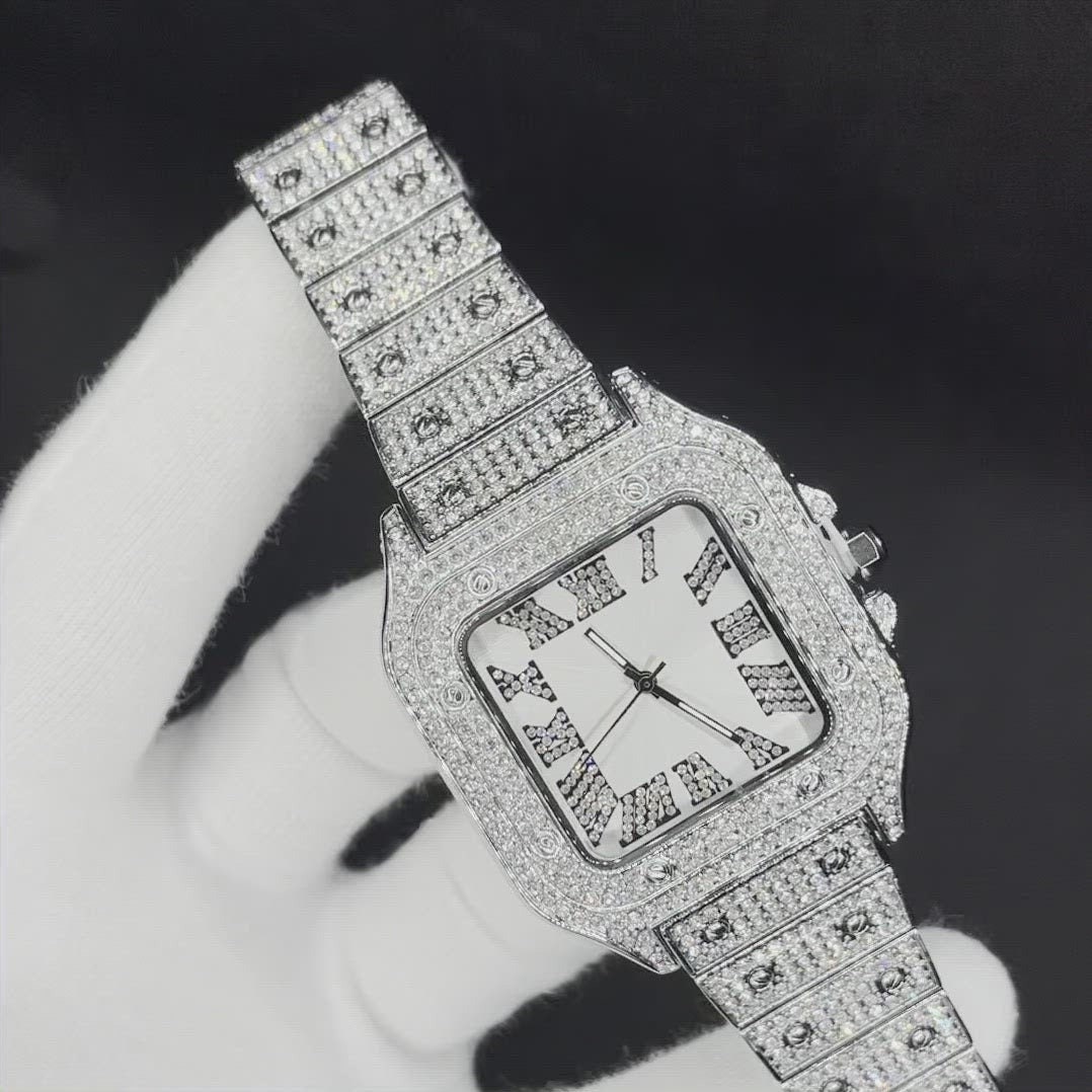 Iced Out Watch for Man / Woman Hip Hop Watch Stainless - Etsy