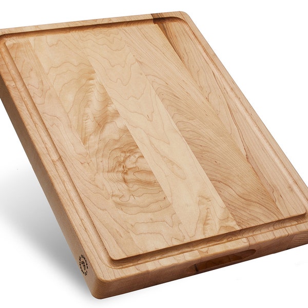 Winsome Maple | Maple Wood Cutting Board (17x13x1.5 in) | GIFT BOX Included