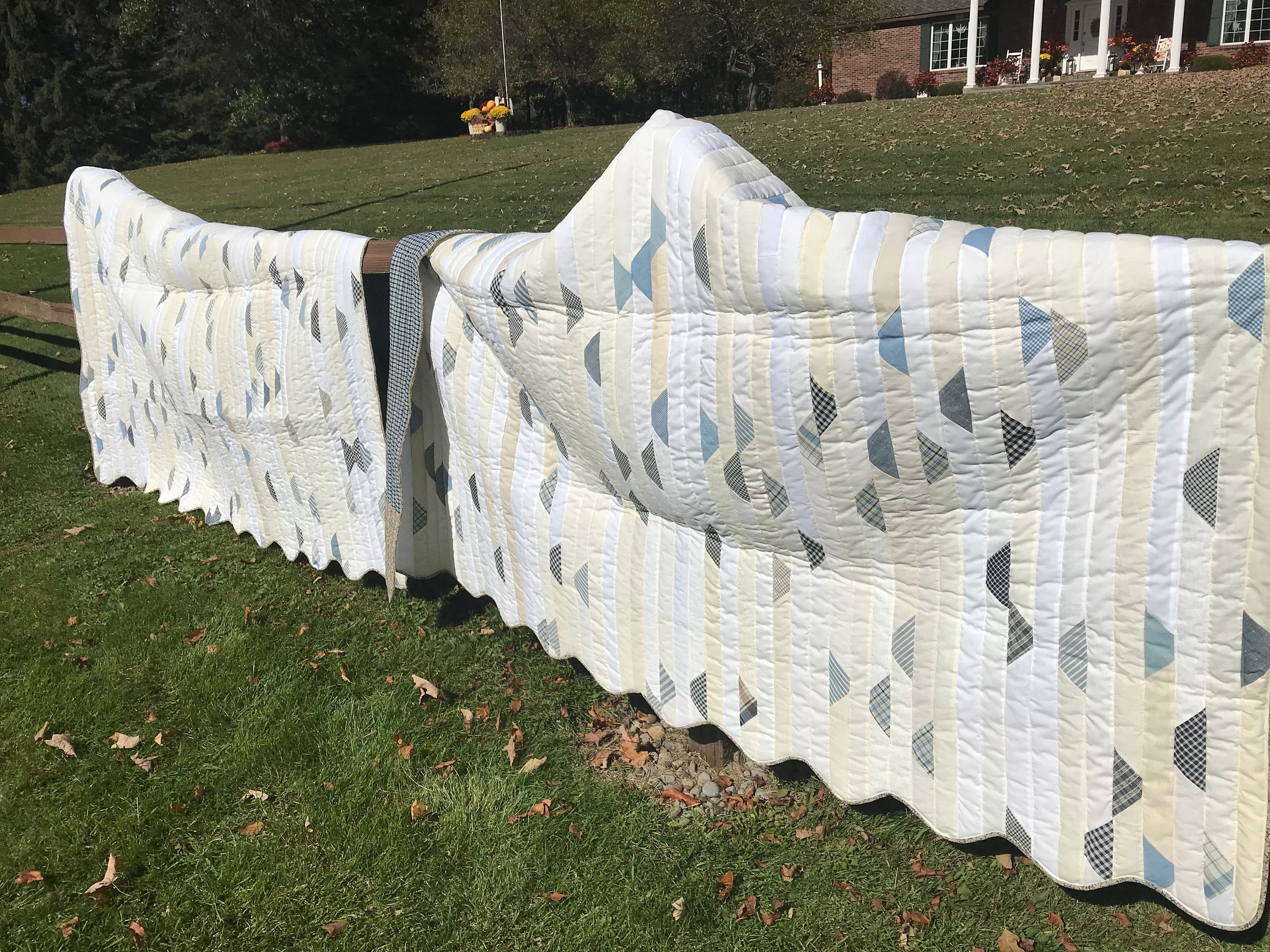 A Pair of Twin Quilts, Antique, Twin Quilt, Bedding, Blanket, Comforter