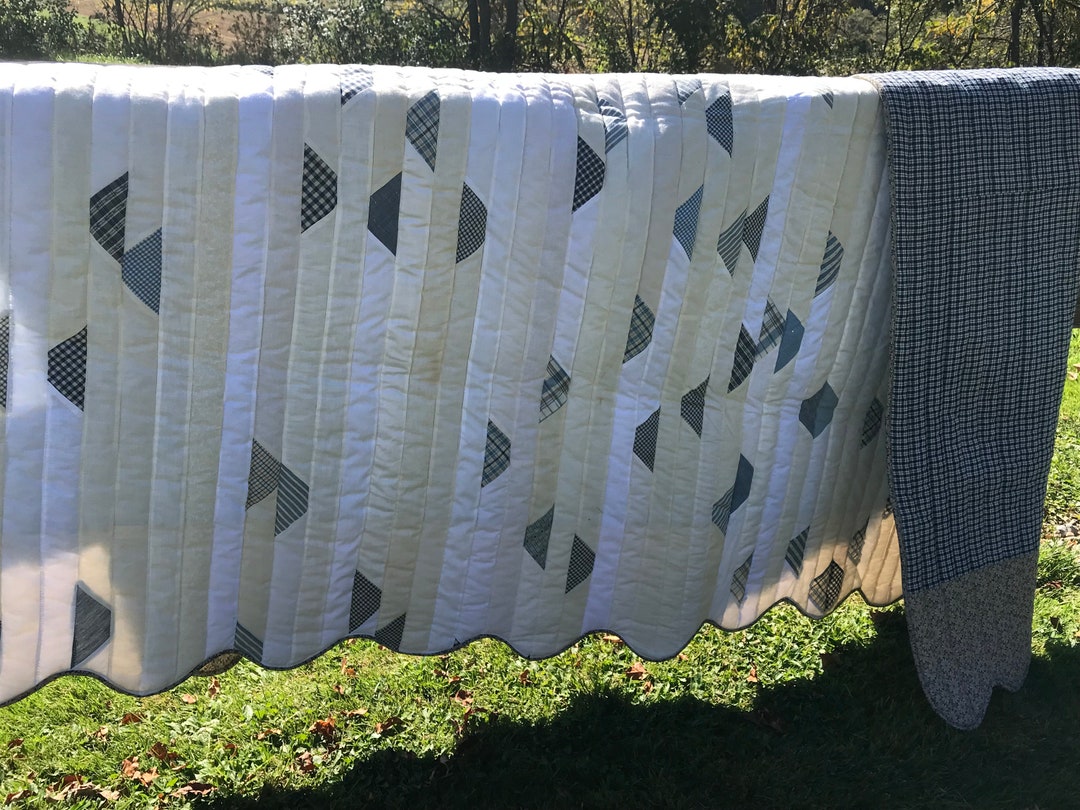 A Pair of Twin Quilts, Antique, Twin Quilt, Bedding, Blanket, Comforter