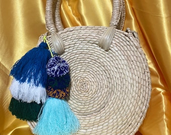 Bolsa de Palma Mexicana/Mexican Palm Handmade Bag/Straw Handbag/Summer Handbag/Woven Bag