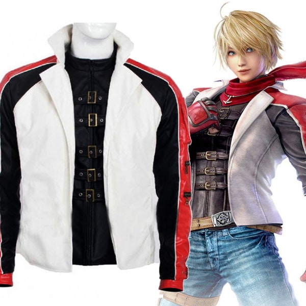 Inspired By Tekken 6 Leo Kliesen Leather Jacket Cosplay Jacket  Leon Jacker Handcrafted