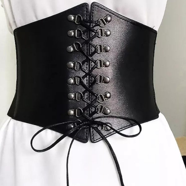 Festival Belt (Lace Design) - Black