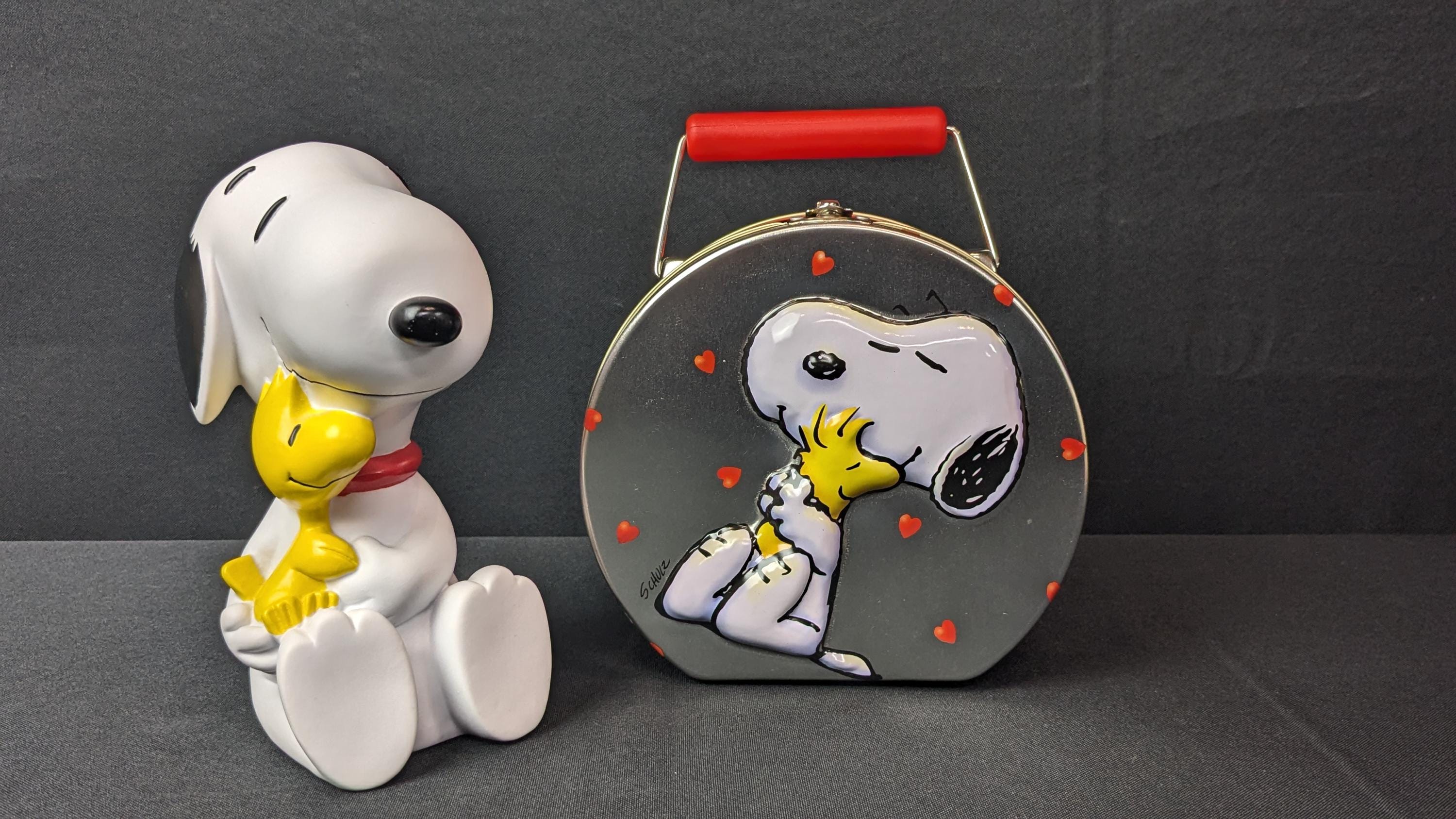 Vintage Collectable so Cute Set of SNOOPY & WOODSTOCK - Piggy Bank