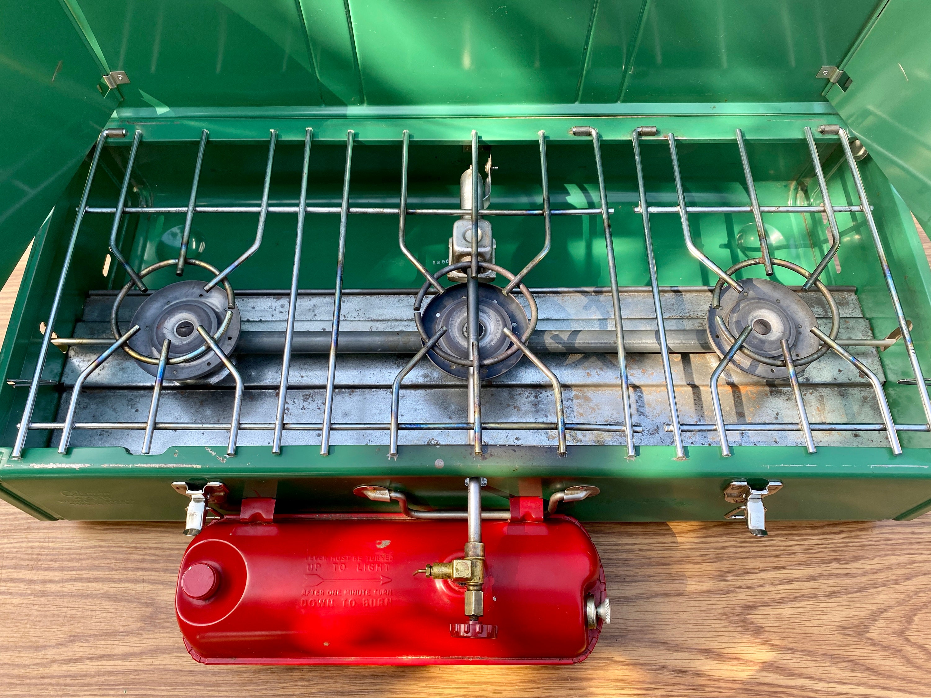Vintage 1970s Coleman 3burner Camping Stove 426D Made in Etsy