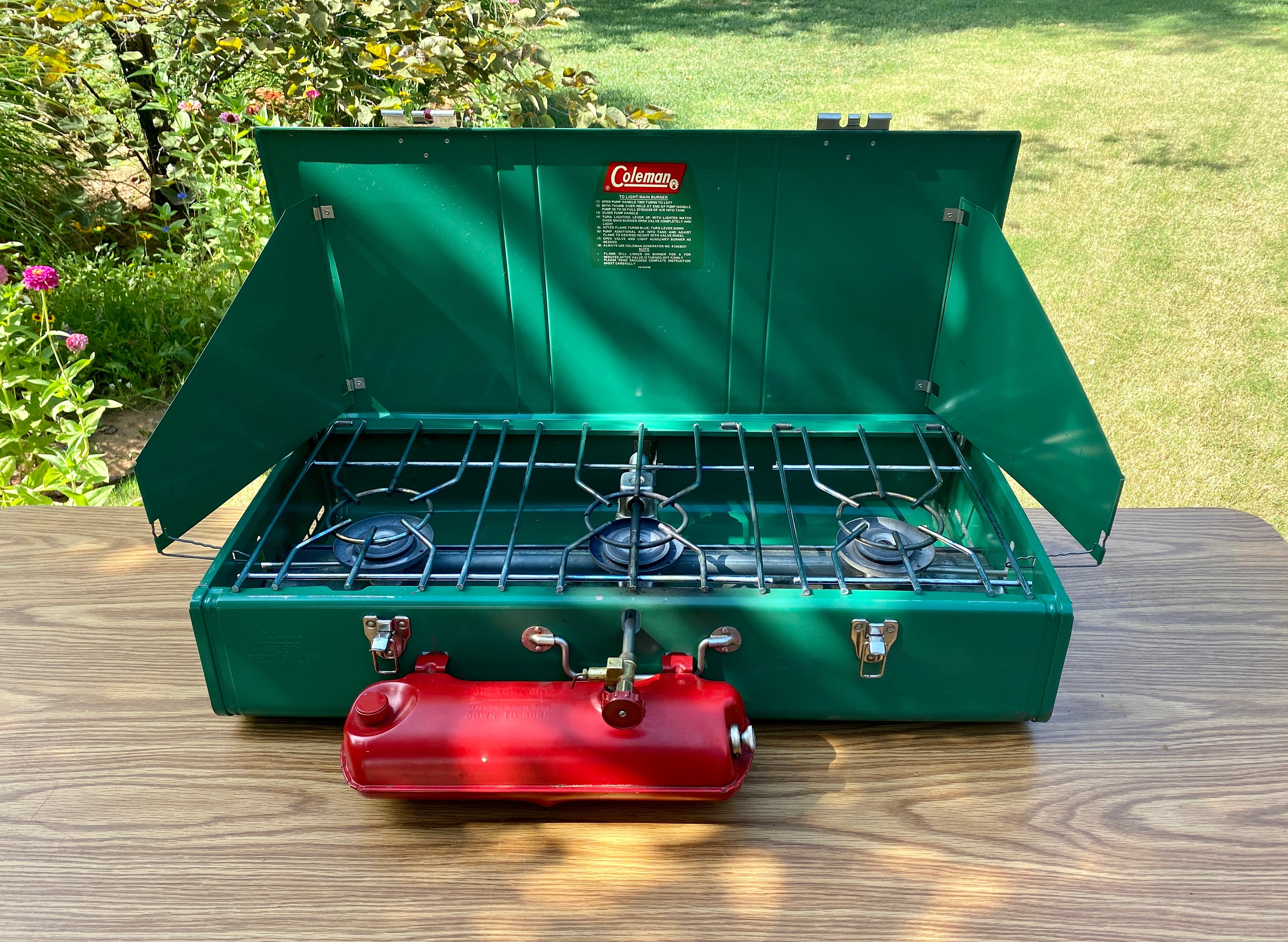 Vintage 1970s Coleman 3burner Camping Stove 426D Made in Etsy