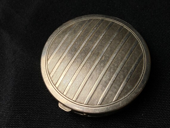Antique Silver Powder Compact