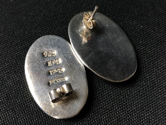 Sterling Silver Post Modern Oval Earrings | 925 |… - image 7
