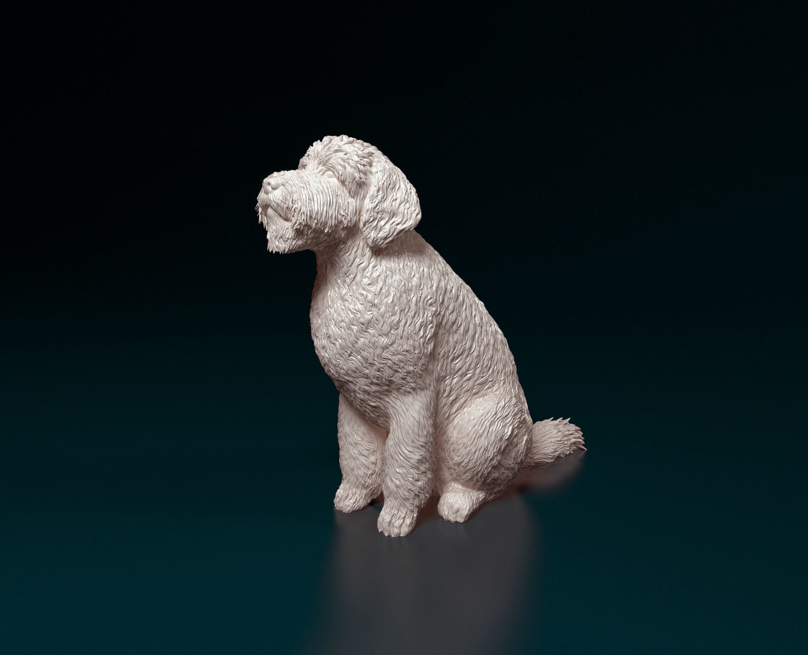 goldendoodle statue