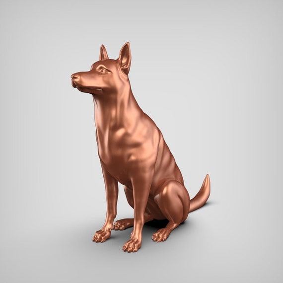3d Printed Belgian Malinois Dog Statue Home Decor Sculpture - Belgian Malinois Home Decor 3d Printed Belgian Malinois Dog Statue Home Decor Sculpture - Belgian Malinois Home Decor