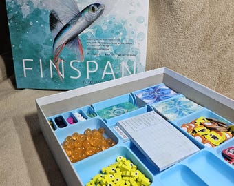 Finspan Box Organizer | Finspan Token and Card Organizer | Finspan Organization Upgrade | Finspan Box Insert