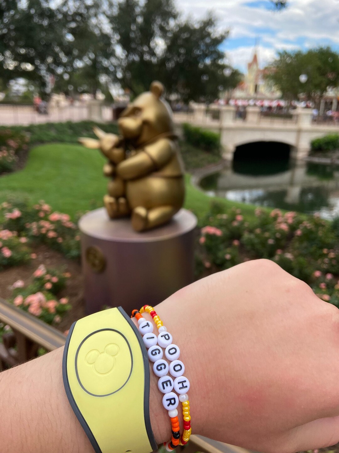 Winnie the pooh baby bracelet Clearance