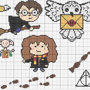 Little Wizard or Witch Baby Sampler Pattern DIY image 2