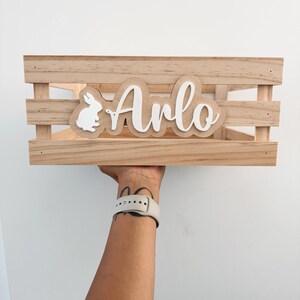 Crate plaque ONLY - for medium Anko (Target/Kmart) crates (crate not included)