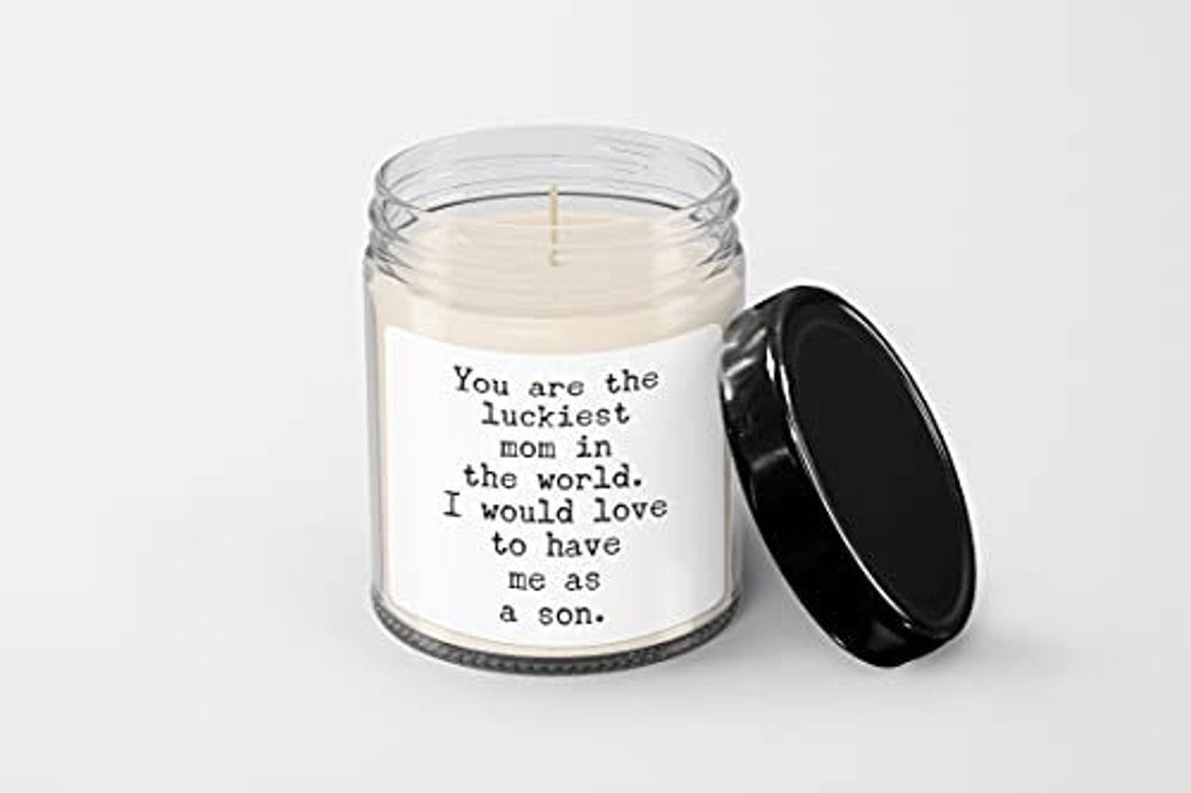 So Glad You're Our Mom Personalized 18oz Vanilla Bean Candle Jar
