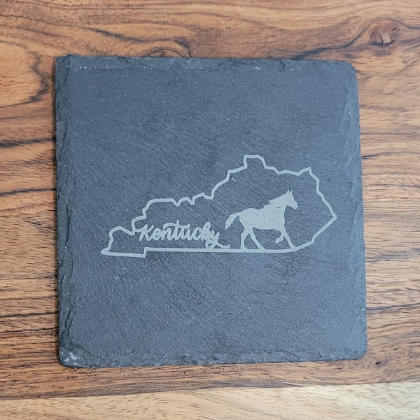 Slate Kentucky coaster | Horse coaster