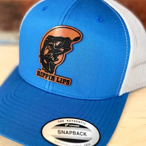 Ripin lips hat, Yupoong snap back, Fishing hat