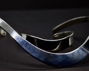 Nuovo set di girocollo e bracciale in argento: gioielli leggeri e ipoallergenici