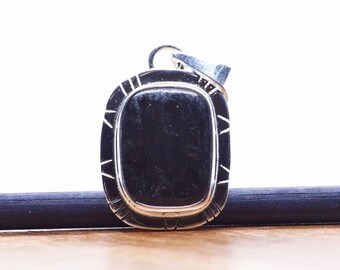 Handmade Pietersite Pendant: Namibian Crystal, New-Silver Setting