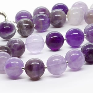 Captivating Amethyst Necklace: Elegance, Balance, and Creativity - Handmade Natural Purple Crystal Jewelry - Spiritual Gift for Her