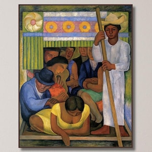 Diego Rivera Canvas  Poster Wall Art ,Diego Rivera Poster Print Art ,Modern Wall Art ,Diego Rivera Home Decor ,Extra Large Canvas Wall Art