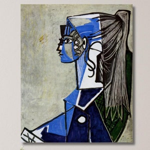 Pablo Picasso Gemälde Leinwand Wandkunst, moderne Wandkunst, Pablo Picasso Poster Kunst, trendige Wandkunst, extra große Leinwand Wandkunst
