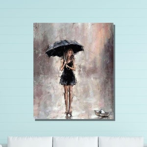 Rainy Day Woman Canvas Wall Print/ Rainy Day Woman Canvas Painting /Rainy Day Woman Poster/Rainy Day Woman  Canvas Art/Rainy Day Woman Gifts