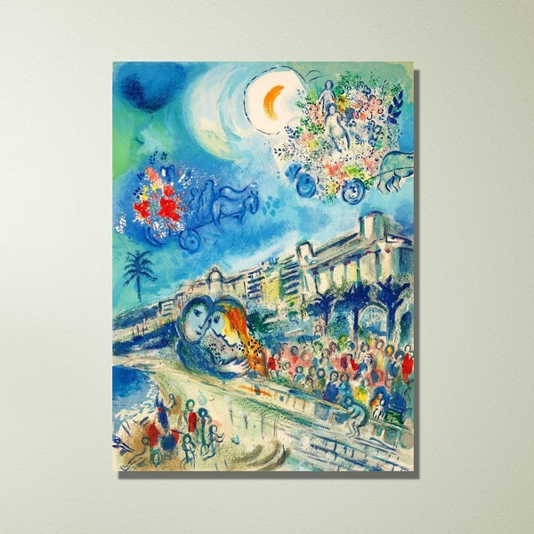 Marc Chagall Canvas Print Art, Marc Chagall Schilderen op Canvas Art, Marc Chagall Canvas Poster Arts, Modern Expressionisme Verf Muurkunst