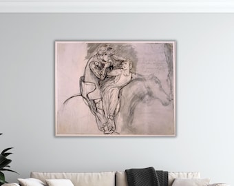 Dante Gabriel Rossetti La Belle Dame Sans Merci 1855 Art mural Rossetti toile cadeau maison décoration murale impression bureau peinture décoration moderne affiche