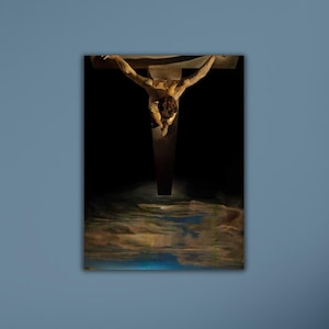 Salvador Dali Jesus Poster Salvador Dali Wall Art Salvador Dali Jesus Canvas Gift Of Home Wall Decor Museum Art Dali Painting Office Decor