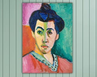 Henri Matisse The Green Stripe 1905 Wall Art Henri Matisse Print Henri Matisse Poster Home Wall Decor Art Gift Mattise Painting Museum Decor