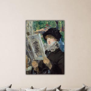 Edouard Manet - Woman Reading Poster Edouard Manet Wall Art Edouard Manet Canvas Gift Home Wall Decor Art Manet Painting Edouard Manet Print