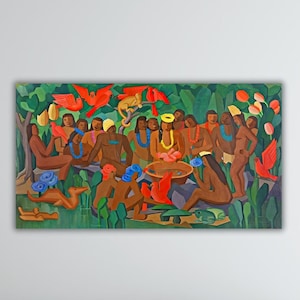 Tarsila Do Amaral - The Baptism Of Macunaima Wall Art Amaral Canvas Tarsila Do Amaral Poster Amaral Paint Gift Home Wall Decor Amaral Print