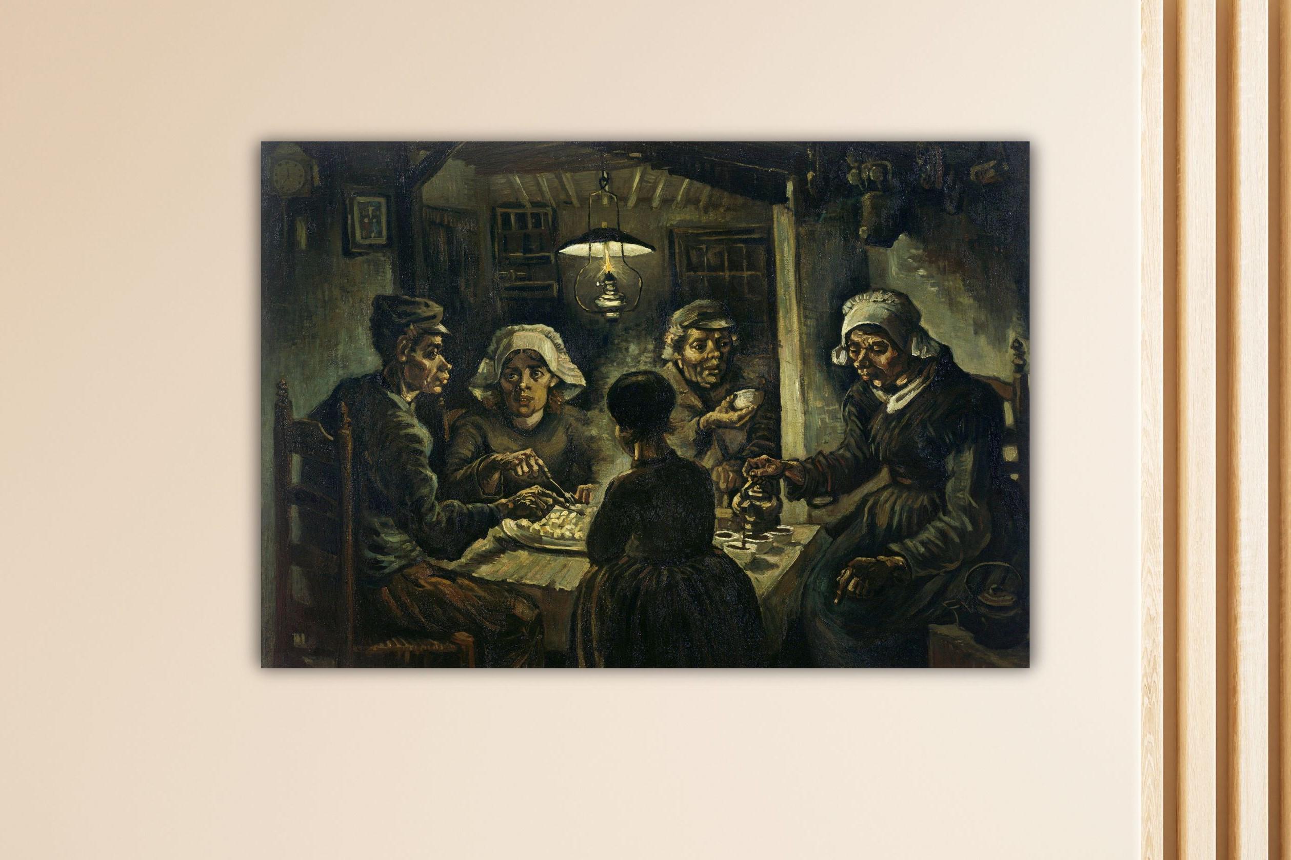 ヴィンセント ヴァン ゴッホ ジャガイモを食べる人々 1885 壁アート