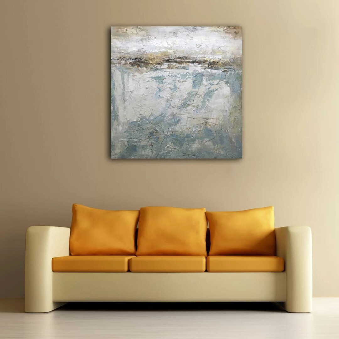 Large Abstract Oil Painting Canvas Wall Art / Modern Abstract Painting ...