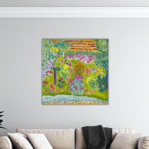 Pierre Bonnard - Ogród 1935 Płótno Pierre Bonnard Plakat Pierre Bonnard Wall Art Prezent Sztuki dekoracji ścian domu Bonnard Farba Bonnard Drukowanie
